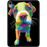 Adasena iPad Mini 6.nesil 8.3" Kılıf Tablet Için Desenli Silikon Kapak - Yavru Pitbull - 001-Renkli