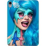 Adasena iPad Mini 6.nesil 8.3" Kılıf Tablet Için Desenli Silikon Kapak - Zombi Portre - 001-Renkli