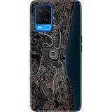 Adasena Oppo A54 4g Kılıf Desenli Baskılı Tpu Rubber Kapak Siyah Beyaz Stadyum - 001-Renkli
