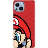 Adasena Reeder S23 Pro Max Kılıf Desenli Baskılı Tpu Rubber Kapak Mario - 001-Renkli