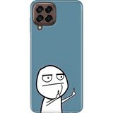 Adasena Samsung Galaxy M32 Kılıf Desenli Baskılı Tpu Rubber Kapak Trollcük - 001-Renkli