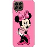 Adasena Samsung Galaxy M32 Kılıf Desenli Baskılı Tpu Rubber Kapak Utangaç Minnie - 001-Renkli