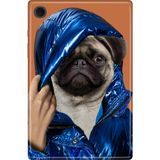 Adasena Samsung Galaxy Tab A8 10.5" SM-X200 Kılıf Tablet Için Desenli Silikon Kapak - Stil Pug - 001-Renkli