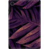 Adasena Samsung Galaxy Tab A8 10.5" SM-X200 Kılıf Tablet Için Desenli Silikon Kapak - Yağmur Yansıması - 001-Renkli
