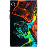 Adasena Samsung Galaxy Tab A9+ Plus SM-X210N 11" Kılıf Tablet Için Desenli Silikon Kapak - Boyaların Dansı - 001-Renkli