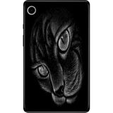 Adasena Samsung Galaxy Tab A9+ Plus SM-X210N 11" Kılıf Tablet Için Desenli Silikon Kapak - Siyah Kedi - 001-Renkli