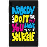 Adasena Samsung Galaxy Tab S10+ Plus SM-X820 12.4" Kılıf Tablet Için Desenli Silikon Kapak - Kendin Yapmalısın - 001-Renkli