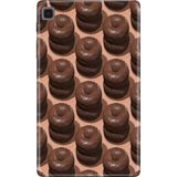 Adasena Samsung Galaxy Tab S6 Lite SM-P610 10.4" Kılıf Tablet Için Desenli Silikon Kapak - 3D Donut - 001-Renkli