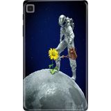 Adasena Samsung Galaxy Tab S6 Lite SM-P610 10.4" Kılıf Tablet Için Desenli Silikon Kapak - Astronot Popart - 001-Renkli