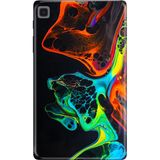 Adasena Samsung Galaxy Tab S6 Lite SM-P610 10.4" Kılıf Tablet Için Desenli Silikon Kapak - Boyaların Dansı - 001-Renkli