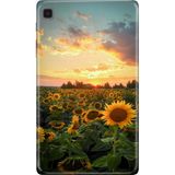Adasena Samsung Galaxy Tab S6 Lite SM-P610 10.4" Kılıf Tablet Için Desenli Silikon Kapak - Farm - 001-Renkli