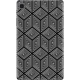 Adasena Samsung Galaxy Tab S6 Lite SM-P610 10.4" Kılıf Tablet Için Desenli Silikon Kapak - Monochrome - 001-Renkli