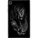 Adasena Samsung Galaxy Tab S6 Lite SM-P610 10.4" Kılıf Tablet Için Desenli Silikon Kapak - Siyah Kedi - 001-Renkli