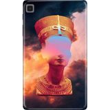 Adasena Samsung Galaxy Tab S6 Lite SM-P610 10.4" Kılıf Tablet Için Desenli Silikon Kapak - Tanrıça Kadın - 001-Renkli