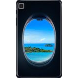 Adasena Samsung Galaxy Tab S6 Lite SM-P610 10.4" Kılıf Tablet Için Desenli Silikon Kapak - Uçaktan Bakış - 001-Renkli