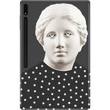 Adasena Samsung Galaxy Tab S8 SM-X700 11" Kılıf Tablet Için Desenli Silikon Kapak - Humangirl - 001-Renkli