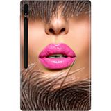 Adasena Samsung Galaxy Tab S8 SM-X700 11" Kılıf Tablet Için Desenli Silikon Kapak - Makeup - 001-Renkli