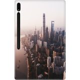 Adasena Samsung Galaxy Tab S8 SM-X700 11" Kılıf Tablet Için Desenli Silikon Kapak - Shangahi - 001-Renkli