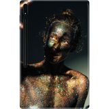 Adasena Samsung Galaxy Tab S8 SM-X700 11" Kılıf Tablet Için Desenli Silikon Kapak - Sim Tema - 001-Renkli