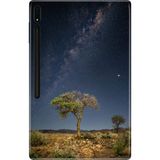 Adasena Samsung Galaxy Tab S8 SM-X700 11" Kılıf Tablet Için Desenli Silikon Kapak - Yıldızlarınaltında - 001-Renkli