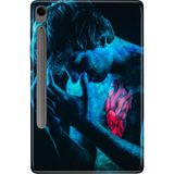 Adasena Samsung Galaxy Tab S9 Fe SM-X510 10.9" Kılıf Tablet Için Desenli Silikon Kapak - Aşk Acısı - 001-Renkli