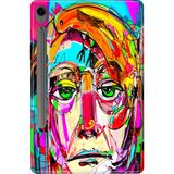 Adasena Samsung Galaxy Tab S9 Fe SM-X510 10.9" Kılıf Tablet Için Desenli Silikon Kapak - Çağdaş Tasarım - 001-Renkli