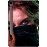 Adasena Samsung Galaxy Tab S9 Fe SM-X510 10.9" Kılıf Tablet Için Desenli Silikon Kapak - Close Up - 001-Renkli