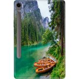 Adasena Samsung Galaxy Tab S9 Fe SM-X510 10.9" Kılıf Tablet Için Desenli Silikon Kapak - Doğa Harikası - 001-Renkli