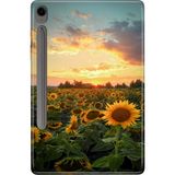 Adasena Samsung Galaxy Tab S9 Fe SM-X510 10.9" Kılıf Tablet Için Desenli Silikon Kapak - Farm - 001-Renkli