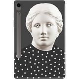 Adasena Samsung Galaxy Tab S9 Fe SM-X510 10.9" Kılıf Tablet Için Desenli Silikon Kapak - Humangirl - 001-Renkli