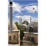 Adasena Samsung Galaxy Tab S9 Fe SM-X510 10.9" Kılıf Tablet Için Desenli Silikon Kapak - Istanbul Mimari - 001-Renkli
