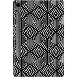 Adasena Samsung Galaxy Tab S9 Fe SM-X510 10.9" Kılıf Tablet Için Desenli Silikon Kapak - Monochrome - 001-Renkli