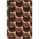 Adasena Samsung Galaxy Tab S9+ Plus 12.4" Kılıf Tablet Için Desenli Silikon Kapak - 3D Donut - 001-Renkli