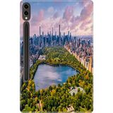 Adasena Samsung Galaxy Tab S9+ Plus 12.4" Kılıf Tablet Için Desenli Silikon Kapak - Central Park - 001-Renkli