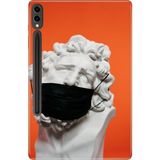 Adasena Samsung Galaxy Tab S9+ Plus 12.4" Kılıf Tablet Için Desenli Silikon Kapak - Covidhuman - 001-Renkli