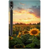 Adasena Samsung Galaxy Tab S9+ Plus 12.4" Kılıf Tablet Için Desenli Silikon Kapak - Farm - 001-Renkli