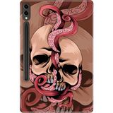 Adasena Samsung Galaxy Tab S9+ Plus 12.4" Kılıf Tablet Için Desenli Silikon Kapak - Iskelet Fab - 001-Renkli