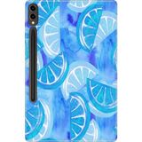 Adasena Samsung Galaxy Tab S9+ Plus 12.4" Kılıf Tablet Için Desenli Silikon Kapak - Melon - 001-Renkli