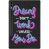 Adasena Samsung Galaxy Tab S9+ Plus 12.4" Kılıf Tablet Için Desenli Silikon Kapak - Mottodreams - 001-Renkli