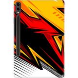 Adasena Samsung Galaxy Tab S9+ Plus 12.4" Kılıf Tablet Için Desenli Silikon Kapak - Speed - 001-Renkli
