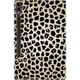 Adasena Samsung Galaxy Tab S9+ Plus SM-X810 12.4" Kılıf Tablet Için Desenli Silikon Kapak - Leopard - 001-Renkli
