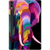 Adasena Samsung Galaxy Tab S9+ Plus SM-X810 12.4" Kılıf Tablet Için Desenli Silikon Kapak - Prizmafil - 001-Renkli