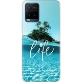 Adasena Vivo Y21S Kılıf Desenli Baskılı Tpu Rubber Kapak Live Your Life - 001-Renkli