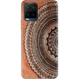 Adasena Vivo Y21S Kılıf Desenli Baskılı Tpu Rubber Kapak Matmax - 001-Renkli