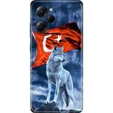 Adasena Xiaomi Poco X5 Pro 5g Kılıf Desenli Baskılı Tpu Rubber Kapak Türk Tc - 001-Renkli