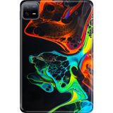 Adasena Xiaomi Redmi Pad 10.6" Kılıf Tablet Için Desenli Silikon Kapak - Boyaların Dansı - 001-Renkli