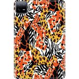 Adasena Xiaomi Redmi Pad 10.6" Kılıf Tablet Için Desenli Silikon Kapak - Karma Leopar - 001-Renkli