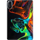 Adasena Xiaomi Redmi Pad 2 11" Kılıf Tablet Için Desenli Silikon Kapak - Boyaların Dansı - 001-Renkli