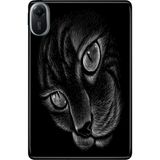 Adasena Xiaomi Redmi Pad 2 11" Kılıf Tablet Için Desenli Silikon Kapak - Siyah Kedi - 001-Renkli