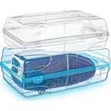 Adasra Asrın ASR-5008 Ayakkabı Kutusu 19x34x13cm Erkek Şeffaf Plastik Bay - 25'li Paket